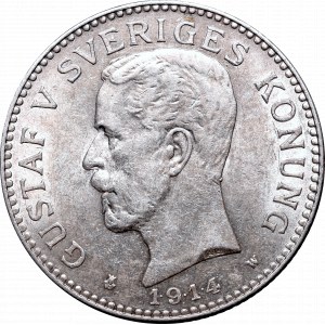 Szwecja, 2 korony 1914