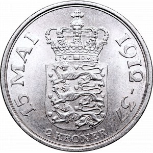 Denmark, 2 kroner 1937