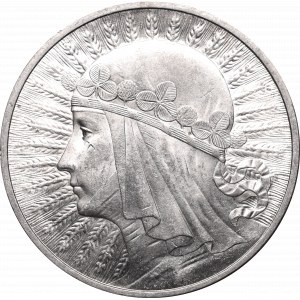 II Rzeczpospolita, 10 złotych 1932 Głowa kobiety