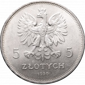 II Rzeczpospolita, 5 złotych 1930 Sztandar