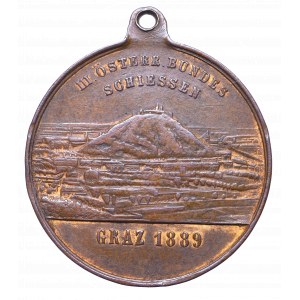 Austria, Medal of the IIIrd country shooting championship Graz 1889