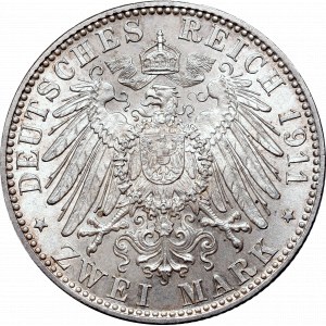 Germany, Bayern, 2 mark 1911