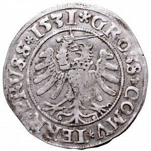 Zygmunt I Stary, Grosz pruski 1531, Toruń - PRV/PRVSS