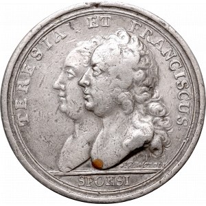 Niemcy, Medal zaślubinowy 1736 - późniejsza kopia