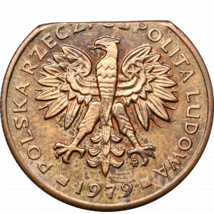 Peoples Republic of Poland, 2 zloty 1979 - mint error