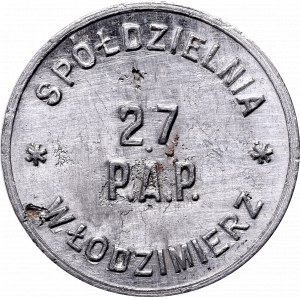 II Rzeczpospolita, 1 złoty 27 Pułk Artylerii Polowej Włodzimierz Wołyński - skrętka
