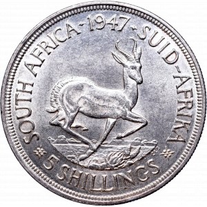 South Africa, 5 shillings 1947