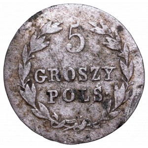 Kingdom of Poland, 5 groschen 1818