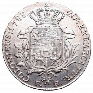 Stanislaus Augustus, Half-thaler 1788