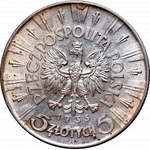 II Republic of Poland, 5 zloty 1935 Pilsudski