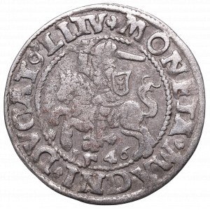Zygmunt II August, Półgrosz 1546, Wilno - duży orzeł L/LITV