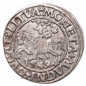Zygmunt II August, Półgrosz 1549, Wilno - LI/LITVA