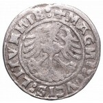 Zygmunt I Stary, Półgrosz 1520, Wilno - nieopisana przebitka LITVИ/AИIE