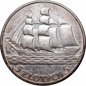 II Republic of Poland, 5 zloty 1936, Ship
