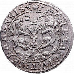 Zygmunt III Waza, Ort 1625/6, Gdańsk - przebitka daty