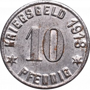 Racibórz, 10 fenigów 1918