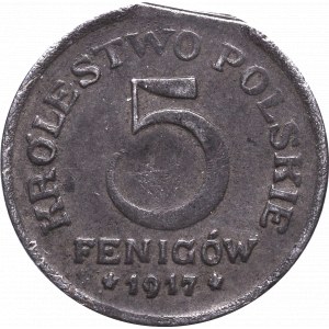 Königreich Polen, 5. Fenig 1917 - Blattende