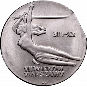 PRL, 10 złotych 1965 Nike - destrukt końcówka blachy