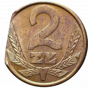 Peoples Republic of Poland, 2 zloty 19847 mint error