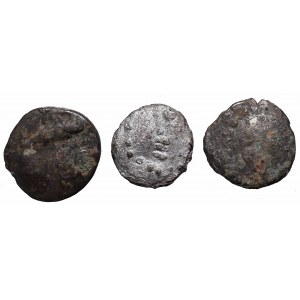 Celtic coinage, Lot of AR-Drachm Kugelwange type