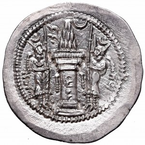 Sasanids, Yazdgard I, Drachm