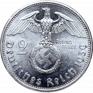 Germany, 2 mark 1939 A Hindenburg