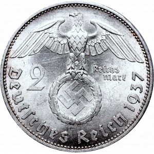 Germany, 2 mark 1937 A Hindenburg