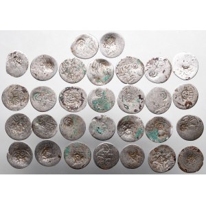 Islamic coinage, Lot 30 coins countermarked