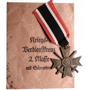Niemcy, III Rzesza, KVK II Klasy z mieczami - Wilhelm Deumer Ludenscheid