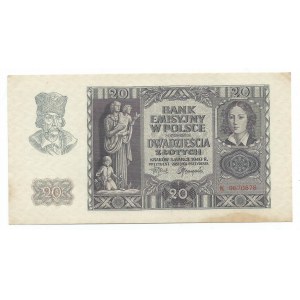 GG, 20 złotych 1940