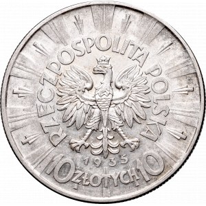 II Republic, 10 zlotych 1935, Pilsudski