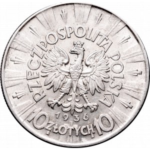 II Republic, 10 zlotych 1936, Pilsudski