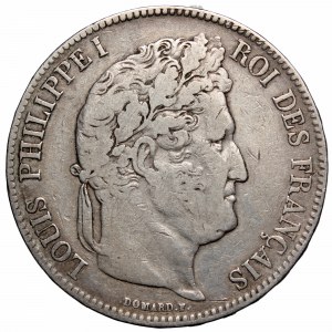Francja, 5 franków 1835 W