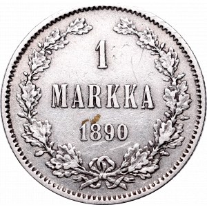 Rosyjska okupacja Finlandii, Aleksander III, 1 marka 1890