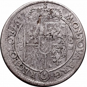 John III Sobieski, 18 groschen 1677, Bromberg