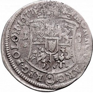 John III Sobieski, 18 groschen 1677, Bromberg