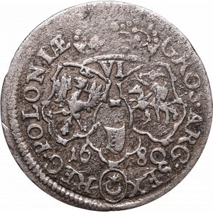 John III Sobieski, 6 groschen 1680, Bromberg