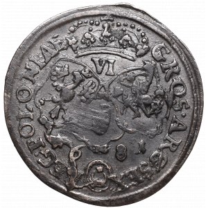 John III Sobieski, 6 groschen 1681, Bromberg