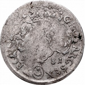 John III Sobieski, 6 groschen 1681, Bromberg