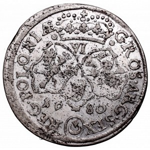 John III Sobieski, 6 groschen 1680, Bromberg