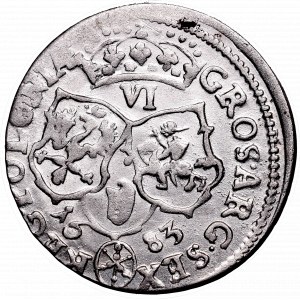 Jan III Sobieski, Szóstak 1683, Bydgoszcz - herb Jelita/pojedynczy rękaw