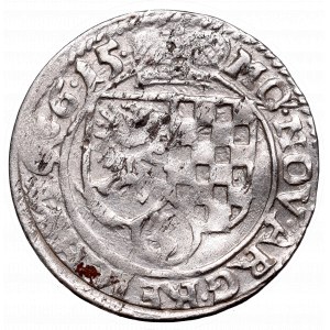 Śląsk, Księstwo Legnicko-Brzesko-Wołowskie, Jan Chrystian i Jerzy Rudolf, 3 krajcary 1615, Złoty Stok