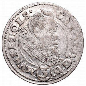 Schlesien, Duchy of Oels, Carol II, 3 kreuzer 1613, Oels