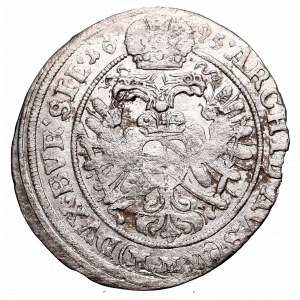 Schlesien under Habsburg, Leopold I, 3 kreuzer 1695 MMW, Breslau
