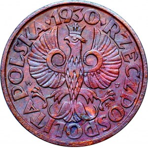 II Republic of Poland, 1 groschen 1930