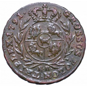 Stanislaus Augustus, 3 groschen 1791 EB