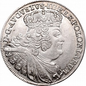 Germany, Saxony, Friedrich August II, 18 groschen 1755, Leipzig