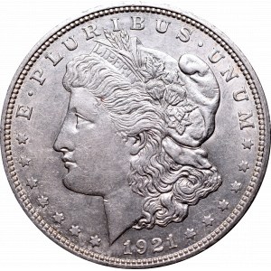 USA, Dolar 1921 D Morgan dollar