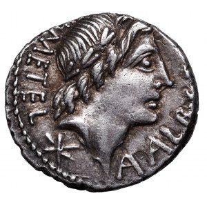 Roman Republic, Cecillius Metelus, Denarius