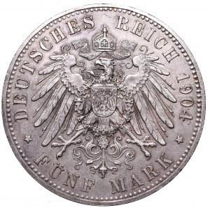Niemcy, Hesja, 5 marek 1904